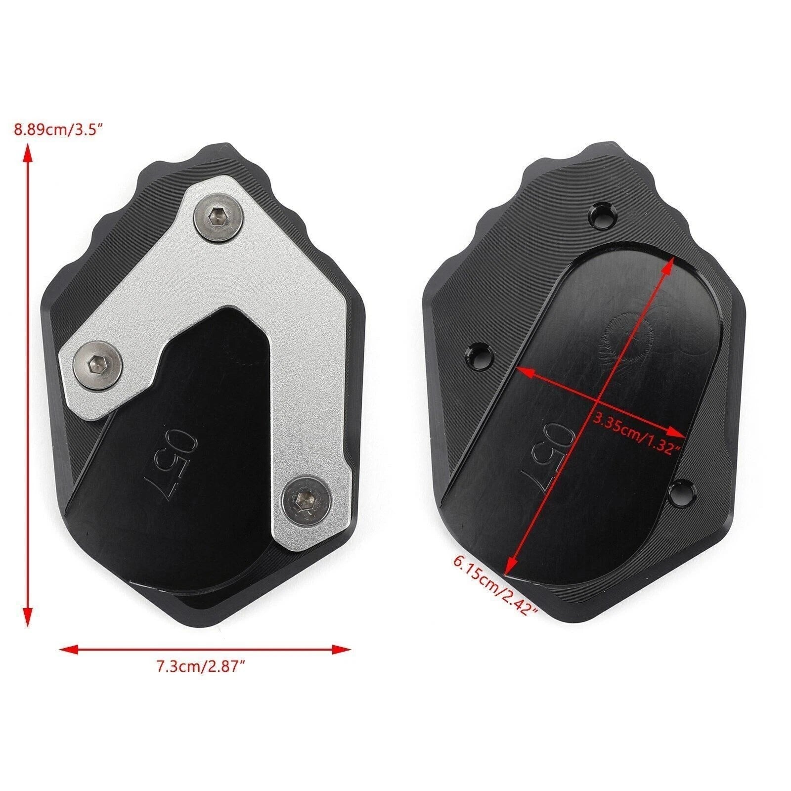 CNC Side Stand Extension for BMW F750GS (2018–2019) #3
