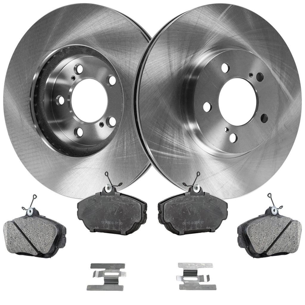 Brake Disc Rotors and Pads Kit for Ford Taurus Mercury Sable (2001)