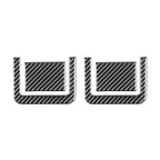 Set of 4 Carbon Fiber Rear Seat Adjustment Panel Cover Trim for Toyota Tundra (2014–2021)