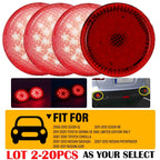 Set of 2 LED Rear Bumper Reflector Brake Tail Fog Lights for Toyota Corolla (2007–2010)