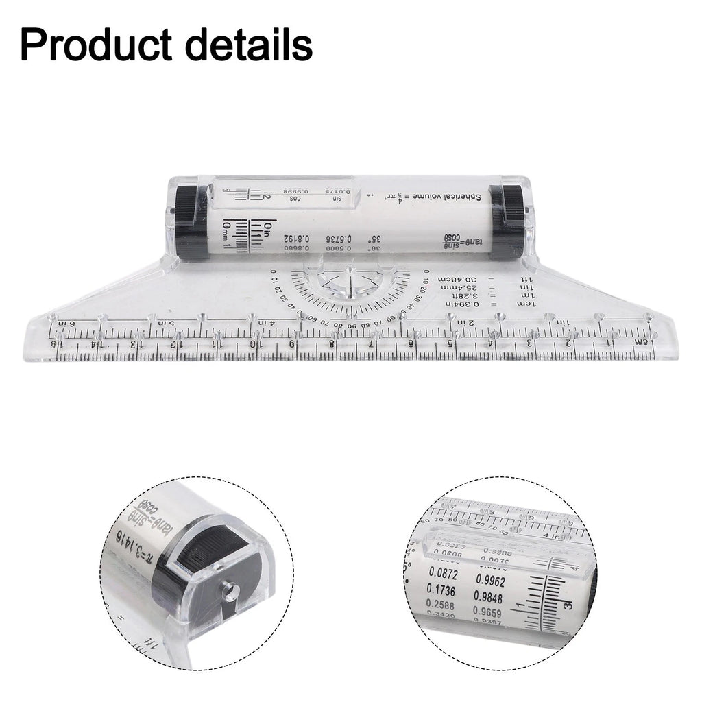 Angle Measurement Balance Ruler for Easy Measurements