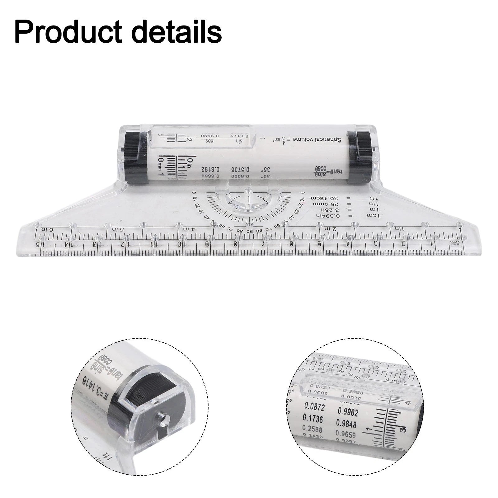 Angle Measurement Balance Ruler for Easy Measurements