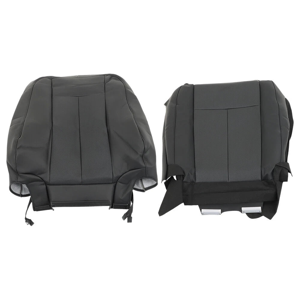 Leather Seat Cover Set for Ford Expedition (2007â2014) Camel Black