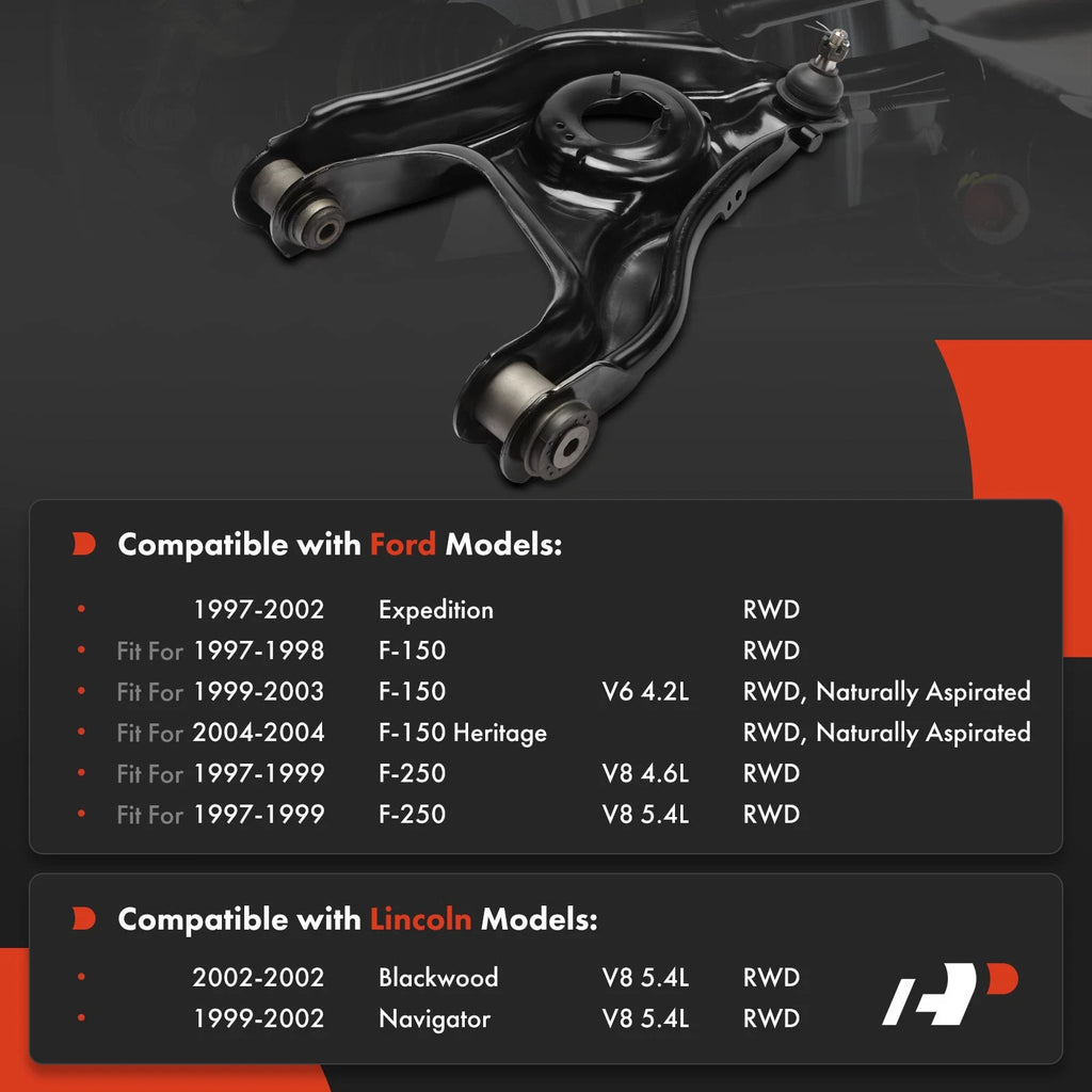 Front Left Lower Control Arm with Ball Joint for Ford F-150 (1997-2003)