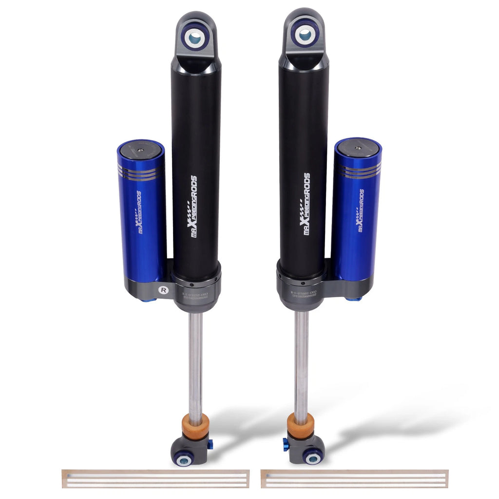 Rear Reservoir Shocks Pair for Chevrolet Silverado 2500HD 3500 (2001–2019)
