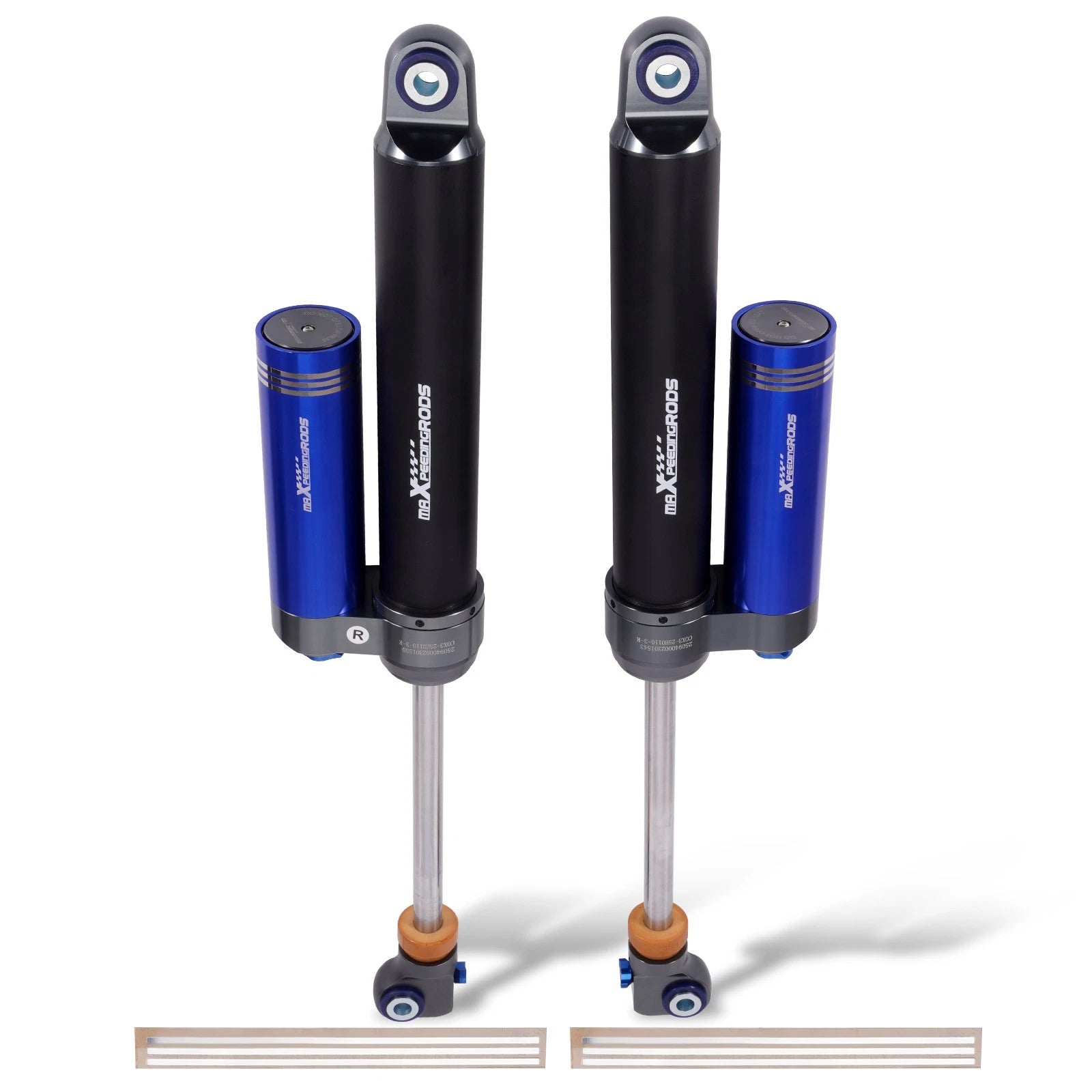 Rear Reservoir Shocks Pair for Chevrolet Silverado 2500HD 3500 (2001–2019)