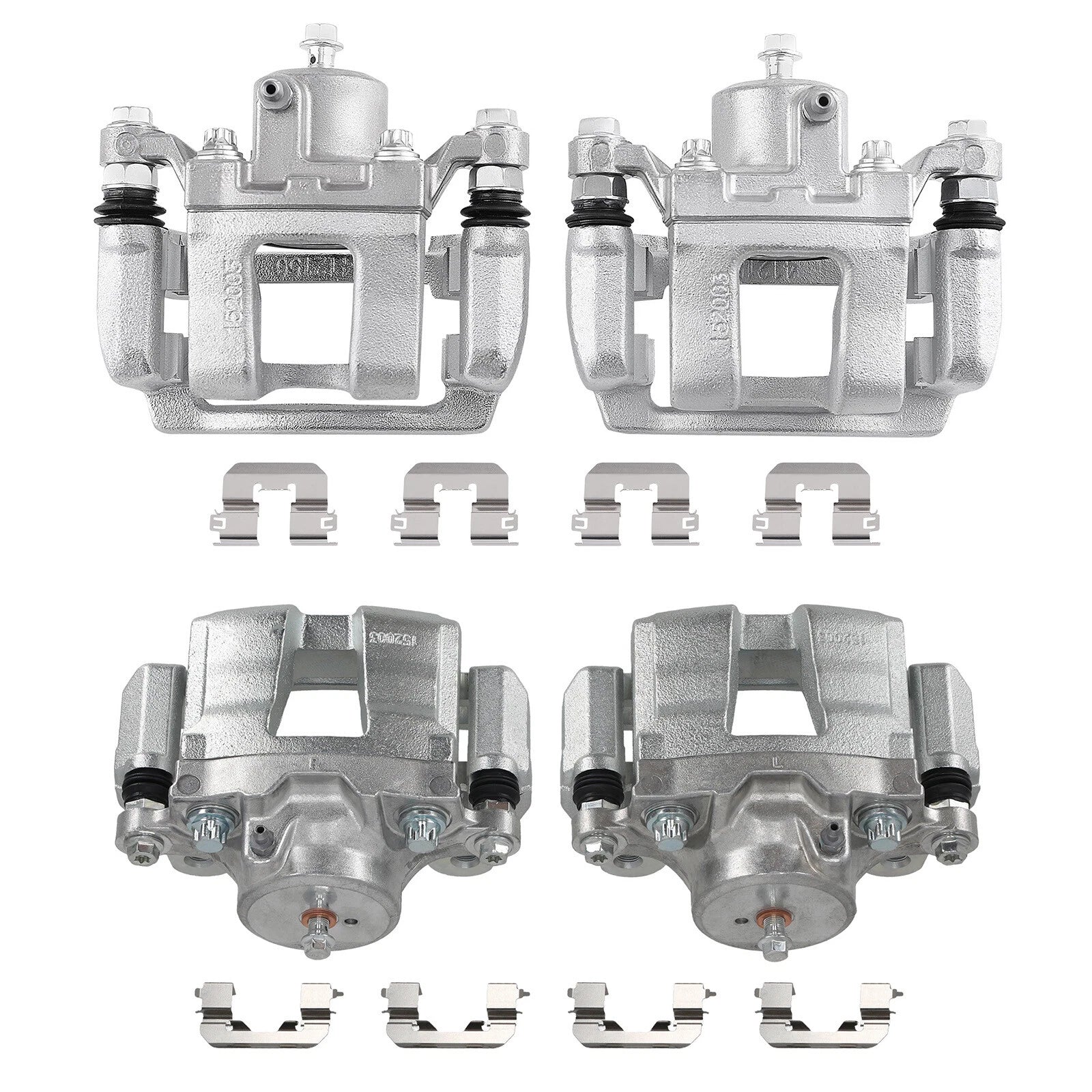 4X Disc Brake Caliper Set for Kia Optima 2.4L (2011–2015) 19-B6457 19B6456 19B6461