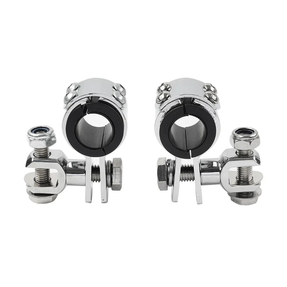 Highway Bar Foot Pegs Mount Clamps for Harley (1" 1.25")