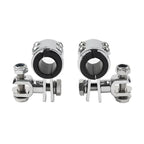Highway Bar Foot Pegs Mount Clamps for Harley (1" 1.25")