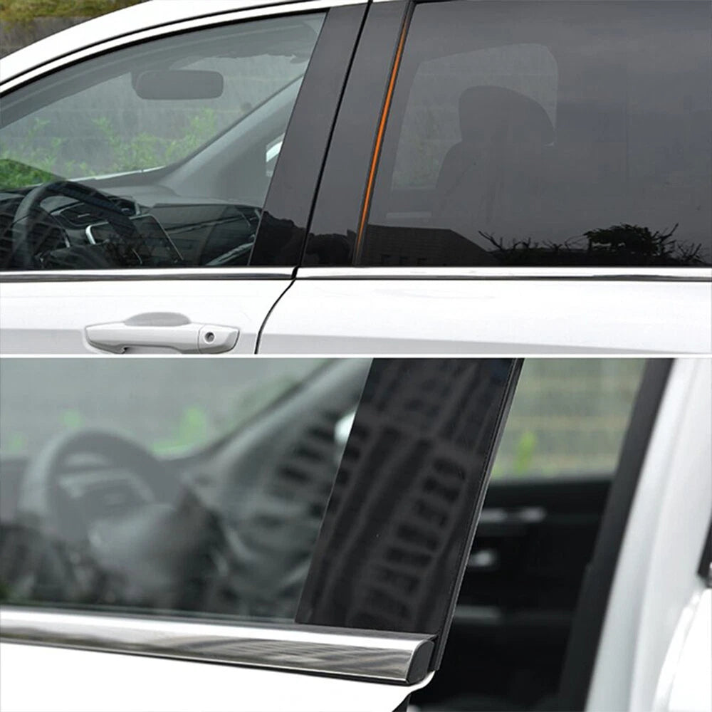 Gloss Black Pillar Post Trim Cover Kit for Honda CR-V (2012–2016)