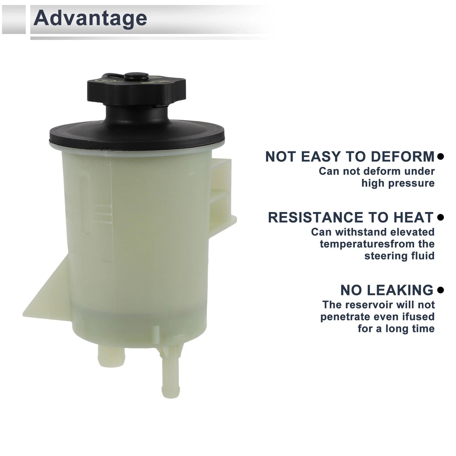 Power Steering Reservoir for Ford F Series 150 (1996–2004) 1 Pc Beige