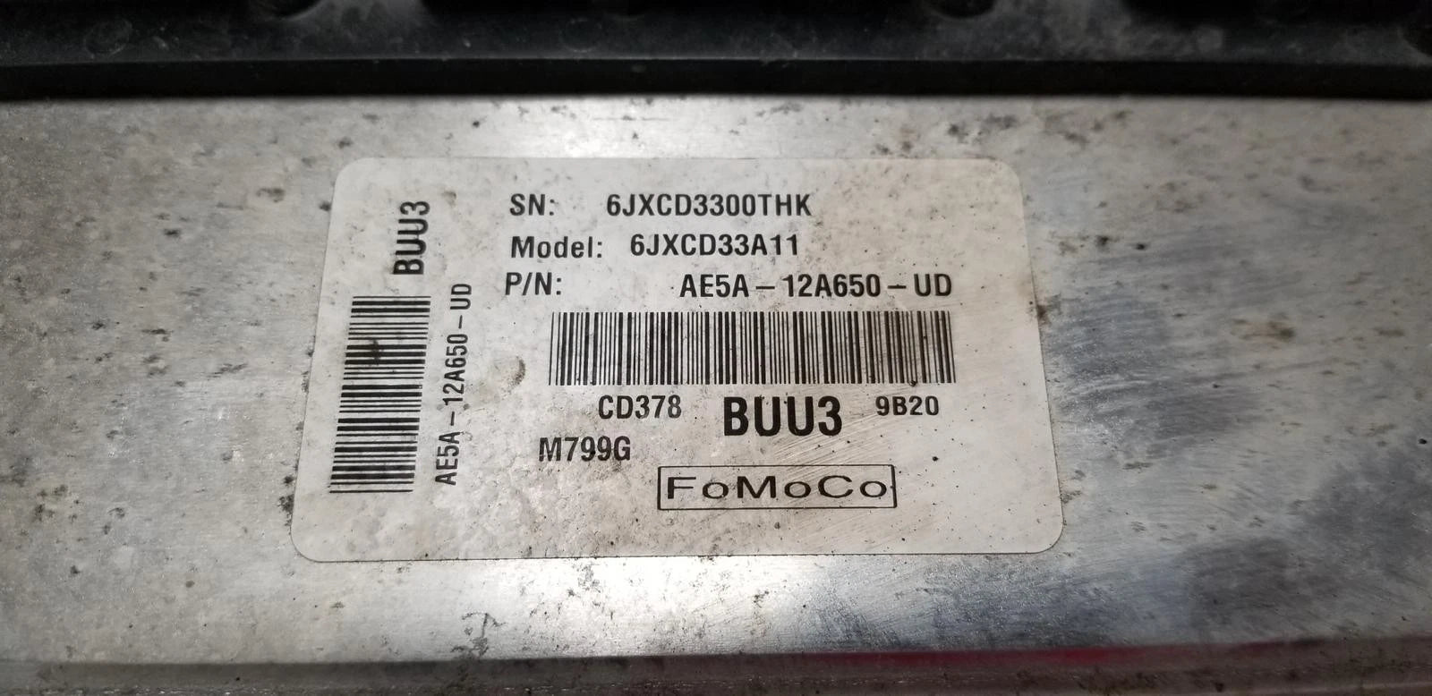 Engine Computer ECU ECM for Lincoln MKZ (2010) AE5A-12A650-UD AE5A12A650UD