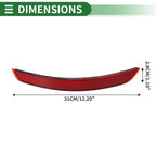 Bumper Reflector No. 8VD945106/8V5945106A for Audi A3 (2014–2016)
