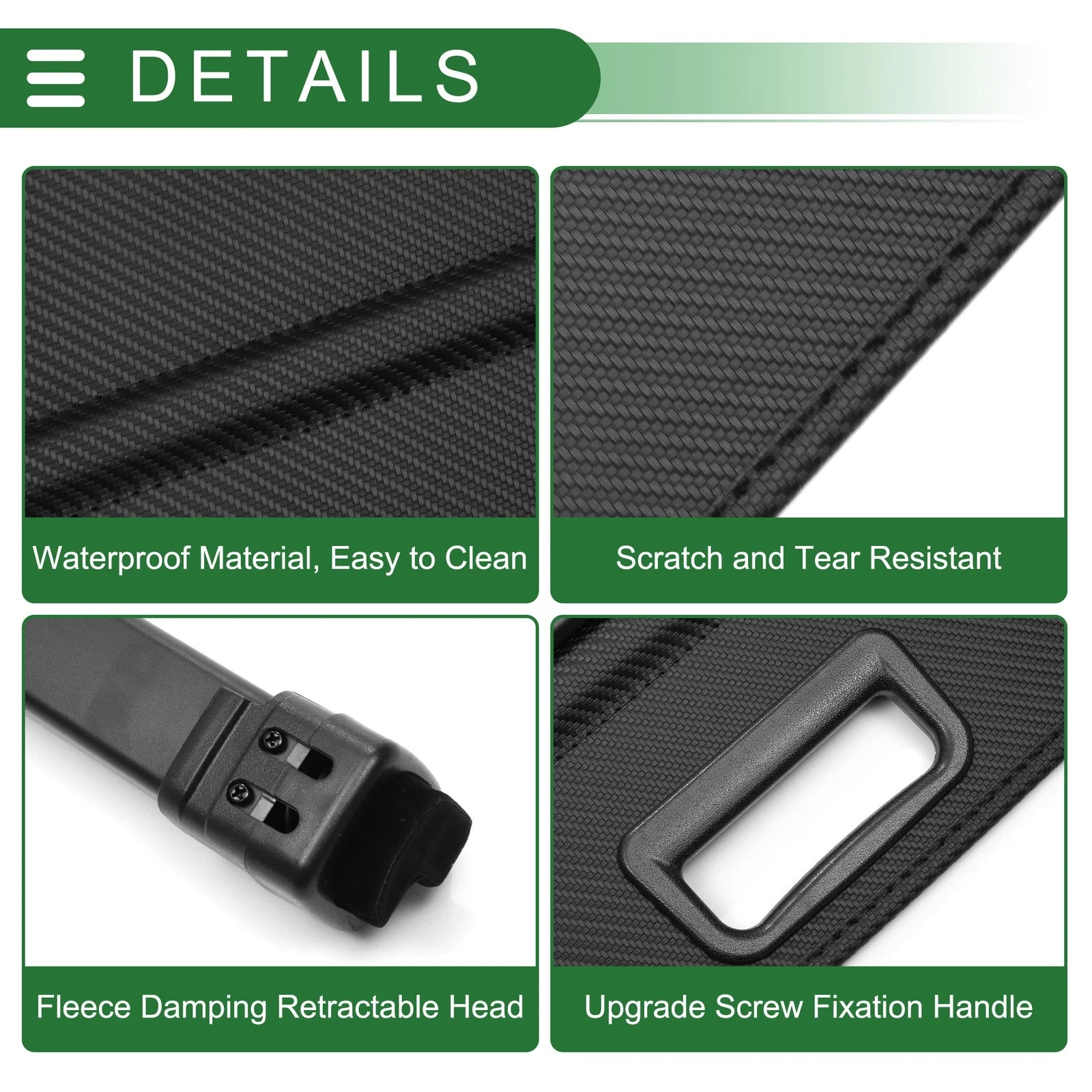 Retractable Cargo Cover for Chevrolet Tahoe (2019–2024) Black Carbon Fiber
