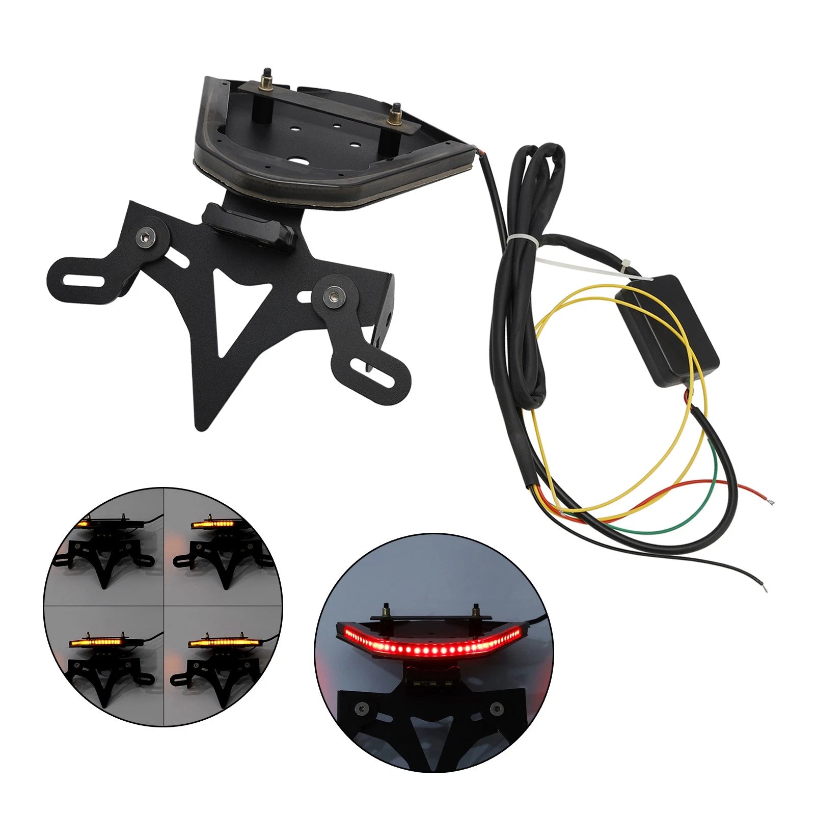 Aluminum Alloy License Plate Holder Bracket for BMW S1000RR (2021–2024)