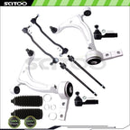 12-Piece Front Steering Kit for Saturn VUE (2002–2007) - Ball Joints, Tie Rod Ends