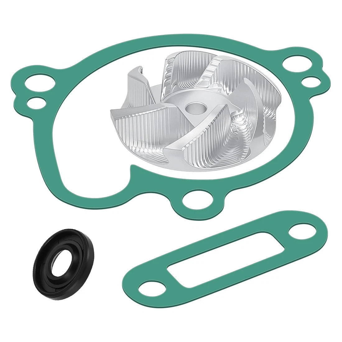 Water Pump Impeller Cover Gasket Rebuild Kit for Kawasaki KX250 (1992–2003)