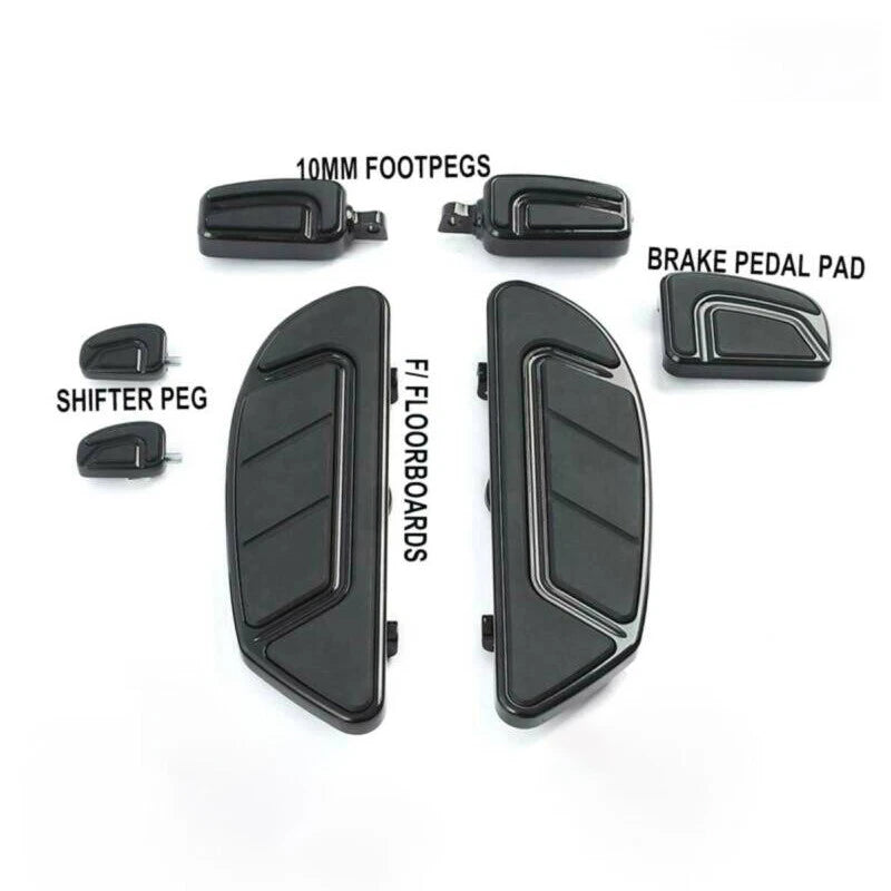 Black Floorboard Brake Pedal Shifter Peg for Harley Road Glide (1986–2022)