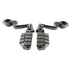 1 1/4" Engine Guard Adjustable Male Mount Highway Footpegs for Harley