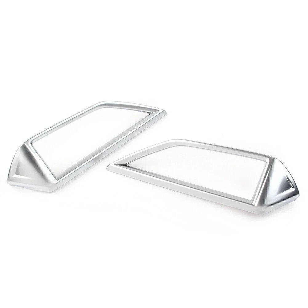 Matte Silver Front Middle Air Vent Covers for Subaru Forester (2019-2022)