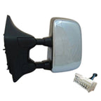 Replacement Chrome Driver Side Power Door Mirror Heated with Memory for Ford