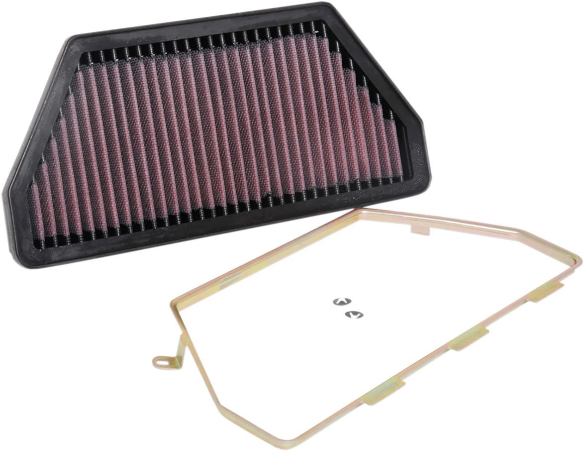 K&N High-Flow Air Filter for Honda HA-1017 (OE Replacement)