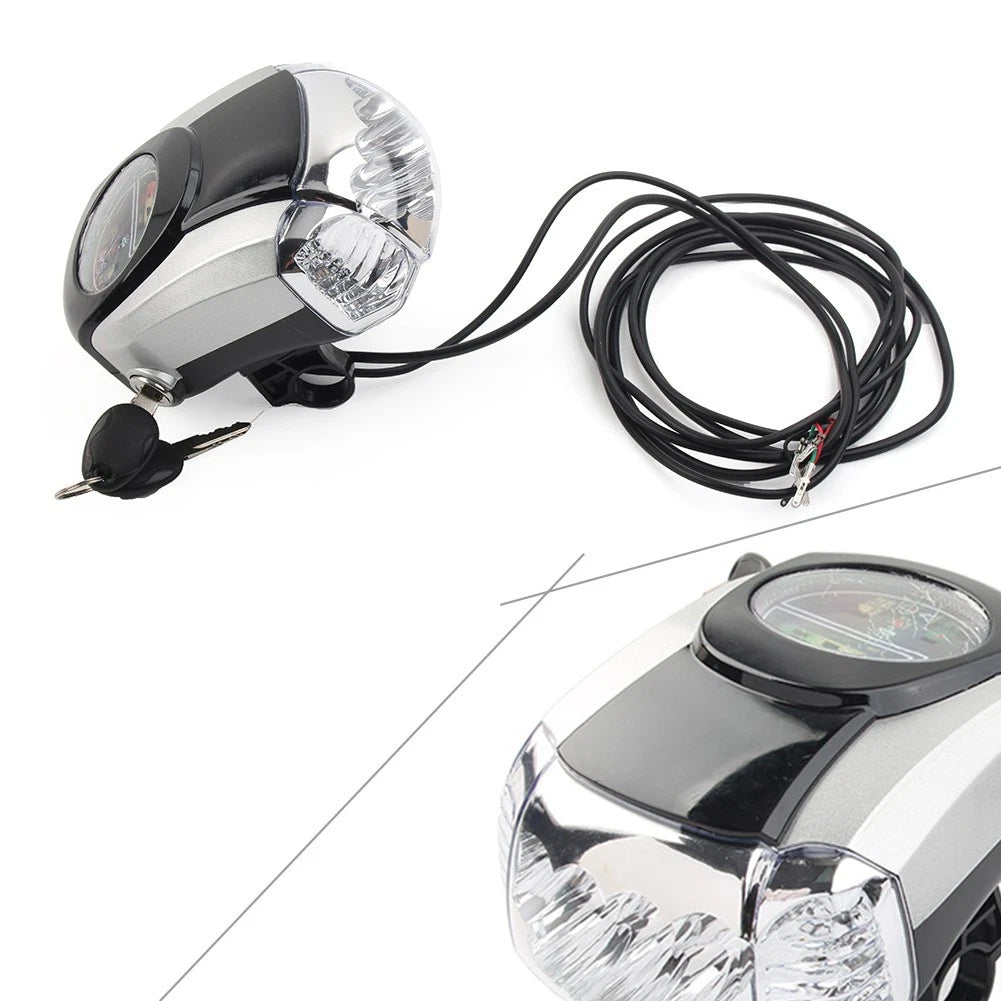 60V LED Headlight Key Switch Horn for Harley Bike (Electric Scooter)