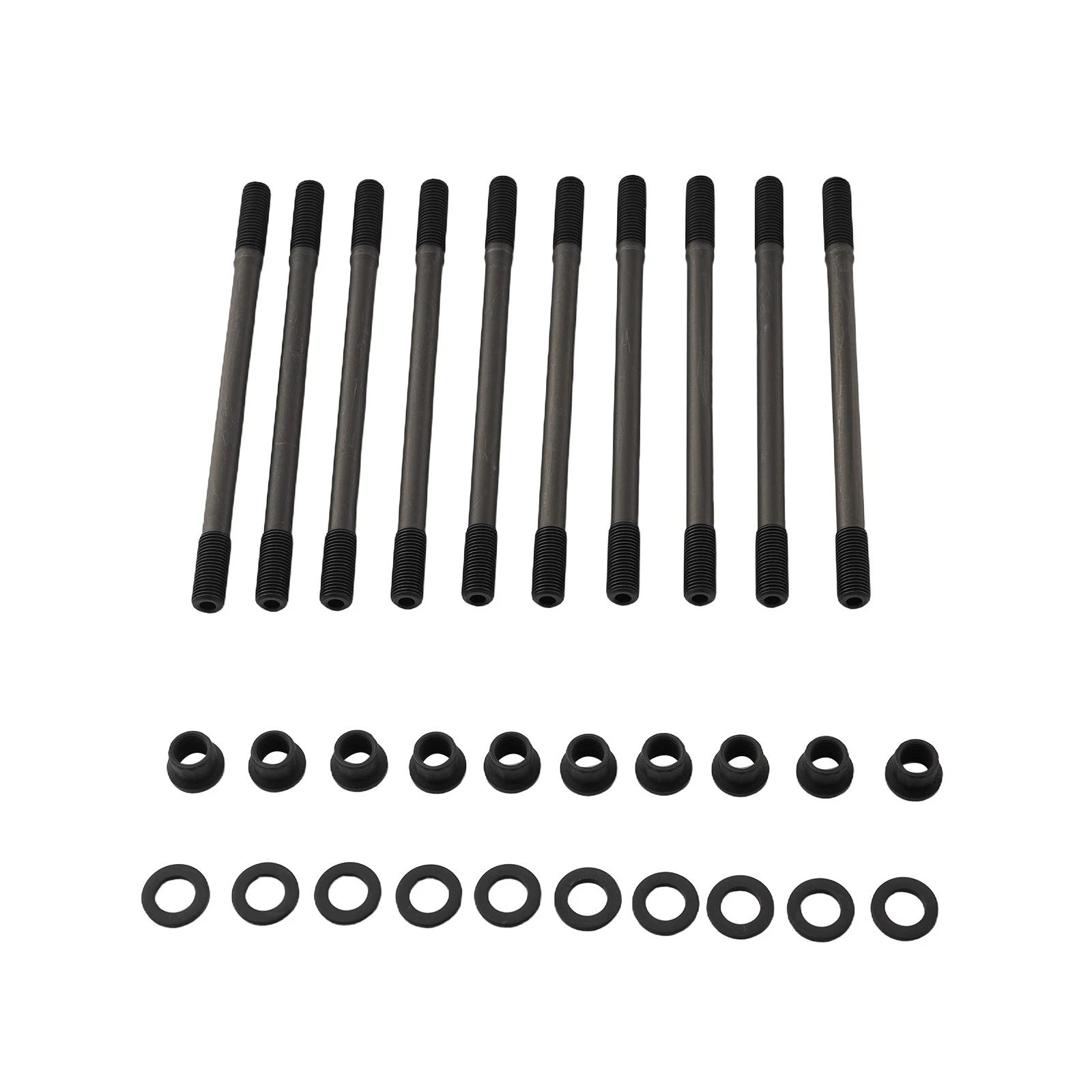 Set of 10 Black Cylinder Head Studs for Honda Civic 1.6L B16A2 B16A3 (94–00) 2084601