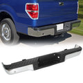 Chrome Rear Bumper Assembly w/ Sensor Hole for Ford F150 (2009–2014)