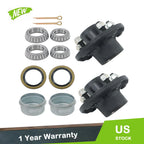 Set of 2 5-Lug 4.5" Trailer Wheel Hub Kits for 3