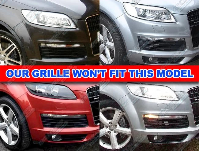 Stainless Steel Chrome Mesh Grille Insert for Audi Q7 (2007-2015)