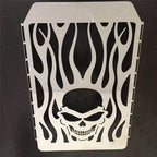 Skull Flame Radiator Grille Cover for Kawasaki Vulcan VN 1500 (1996–2008)