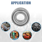 5 Pcs 6202ZZ Deep Groove Ball Bearings for Various Models (15x35x11mm)