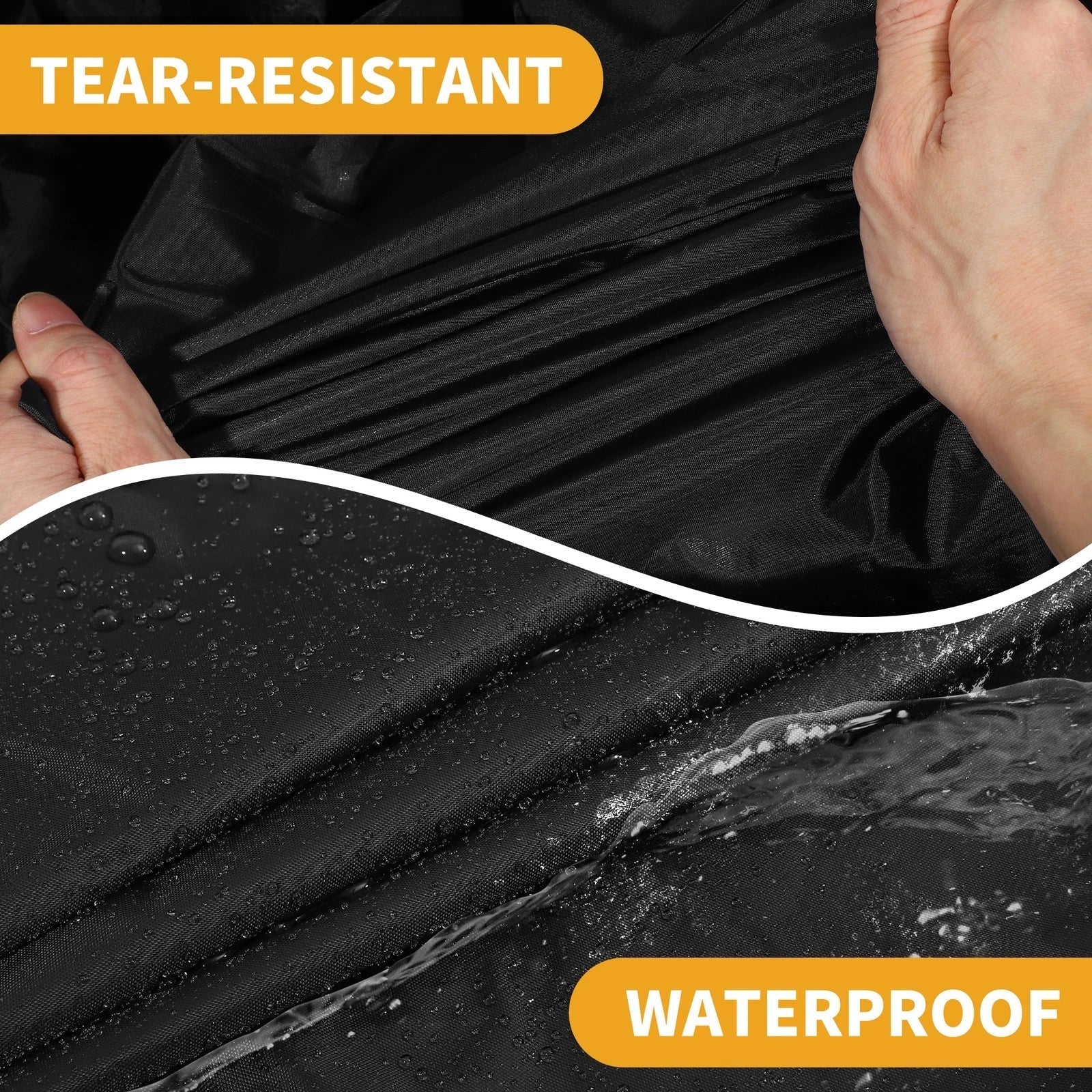 Waterproof All Weather Car Cover for Honda Passport (2019-2023) Black 190T-PU