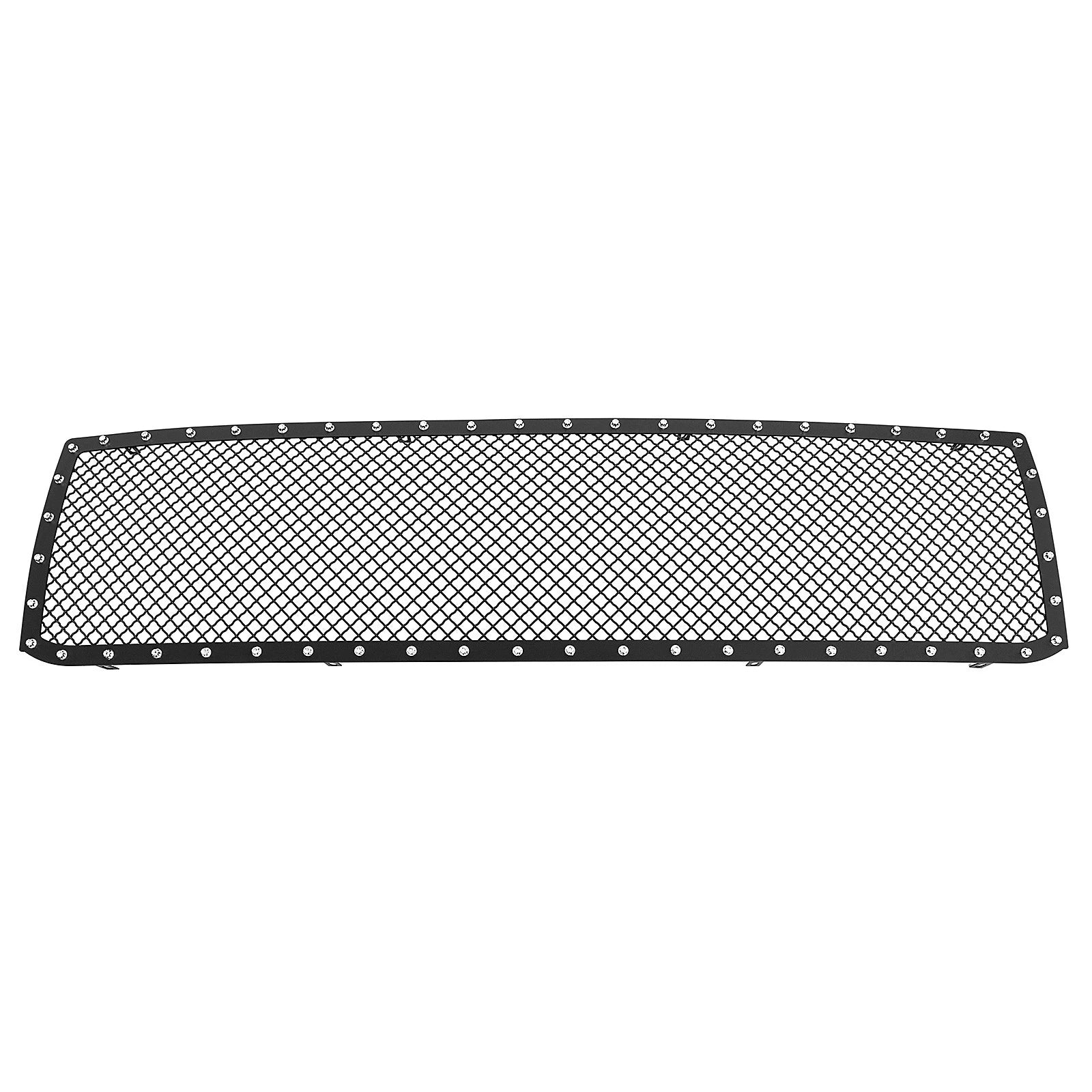 Black Mesh Rivet Grille Insert for Chevy Silverado 2500/3500 (2015-2019)