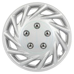 Set of 4 Silver Wheel Covers for R14 14 Inch Tires