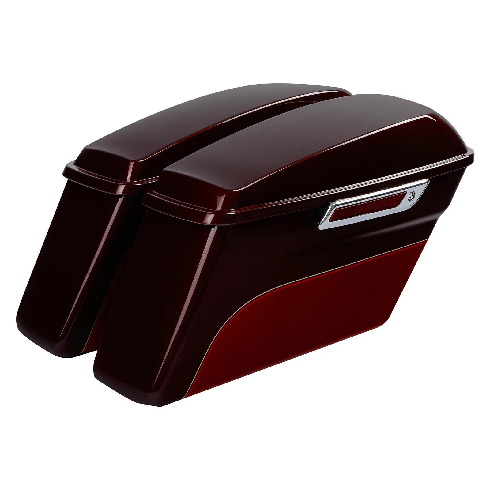 Saddlebags for Harley Street Glide (2014–Present) Mysterious Red/Velocity Red Sunglo
