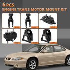 Set of 6 Engine Motor Mounts for Chevrolet Impala (2000–2005)