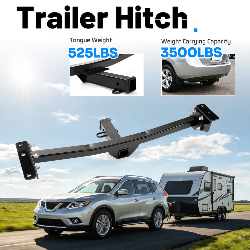 Class 3 Trailer Hitch Tow 2-Inch Receiver for Nissan Rogue (2008–2020)