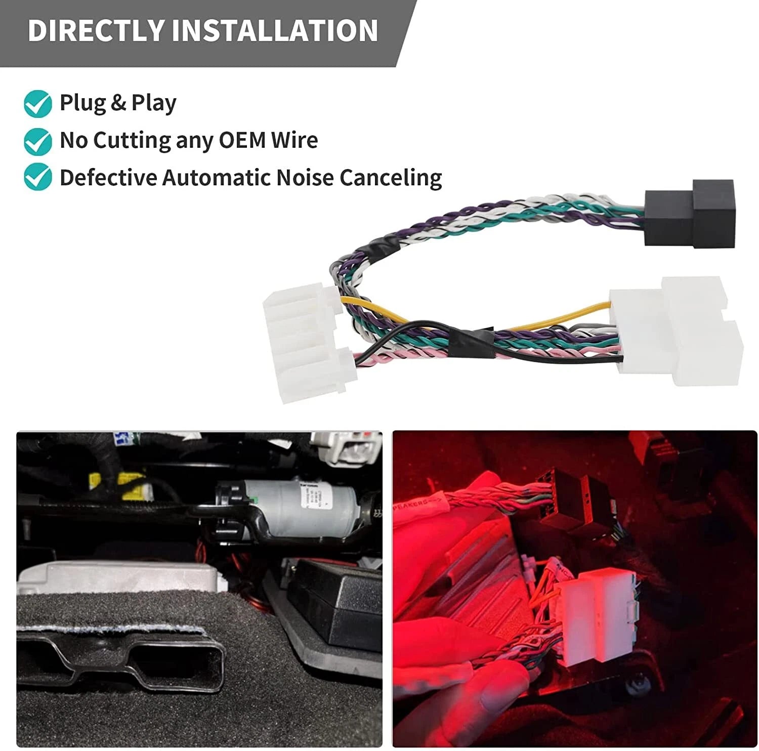 ANC-CH01 Factory Module Bypass Wiring Harness Connector for Dodge Jeep Chrysler (–)