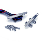 Set of 2 Stainless Steel Cleats for Jet Ski Kayak Docking