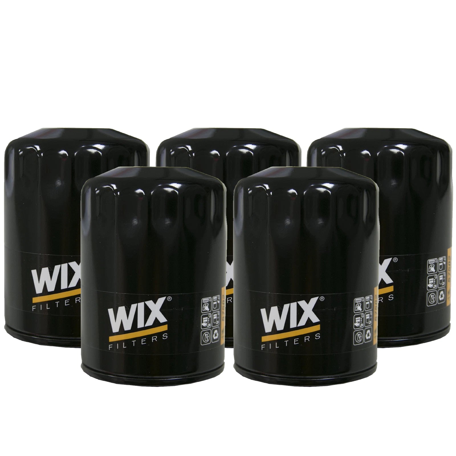 Set of 5 Engine Oil Filters for Ford Lincoln Mazda Mercury (DOHC FI)