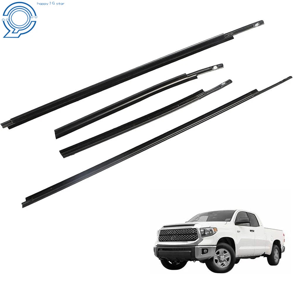 Window Belt Molding Seal Weatherstrips for Toyota Tundra (2007–2020)