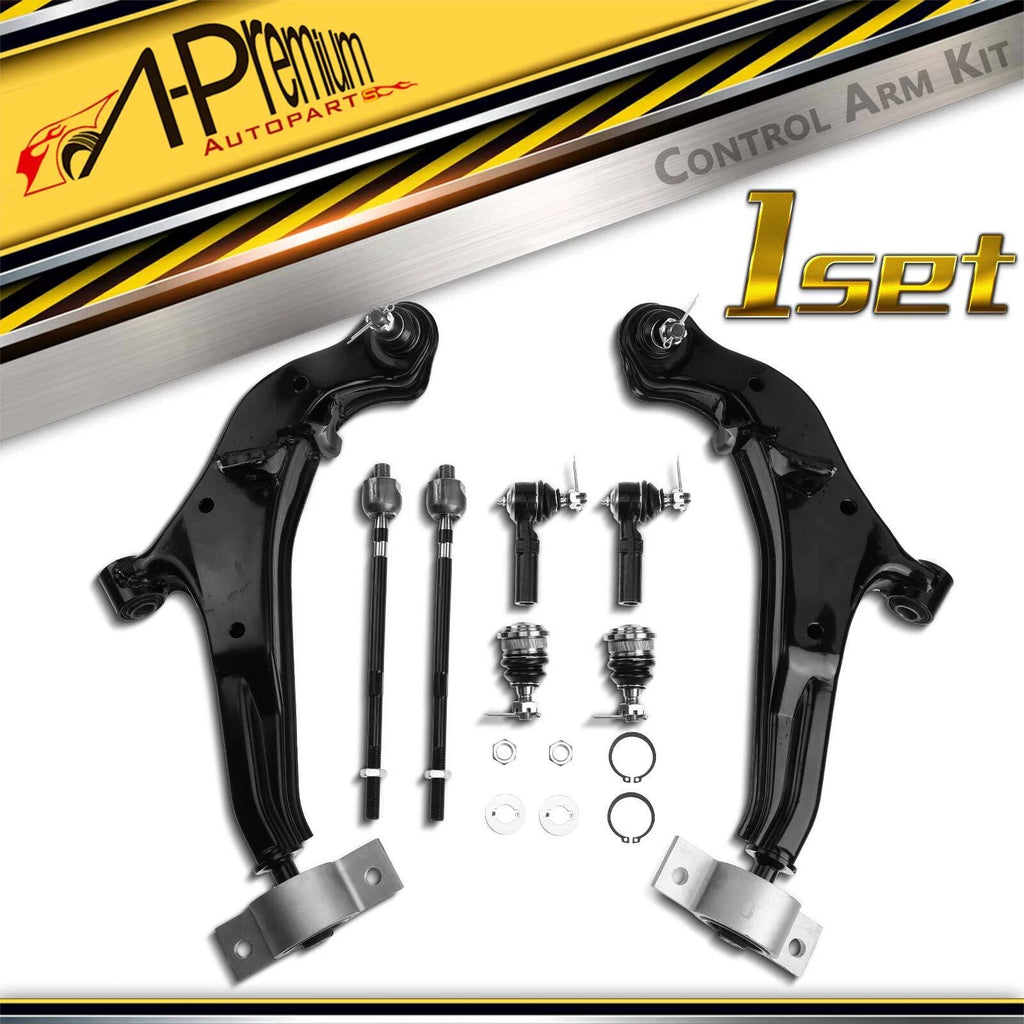 Set of 8 Front Lower Control Arms with Ball Joints for Nissan Maxima 