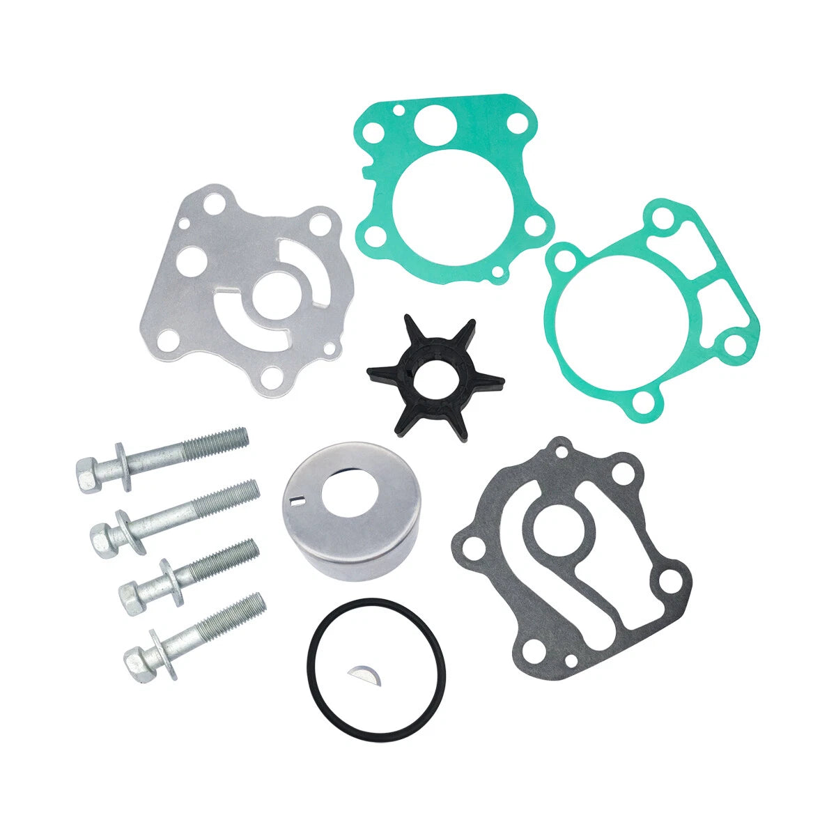 Water Pump & Impeller Repair Kit for Yamaha 50-70 HP (6H3-W0078-02-00)