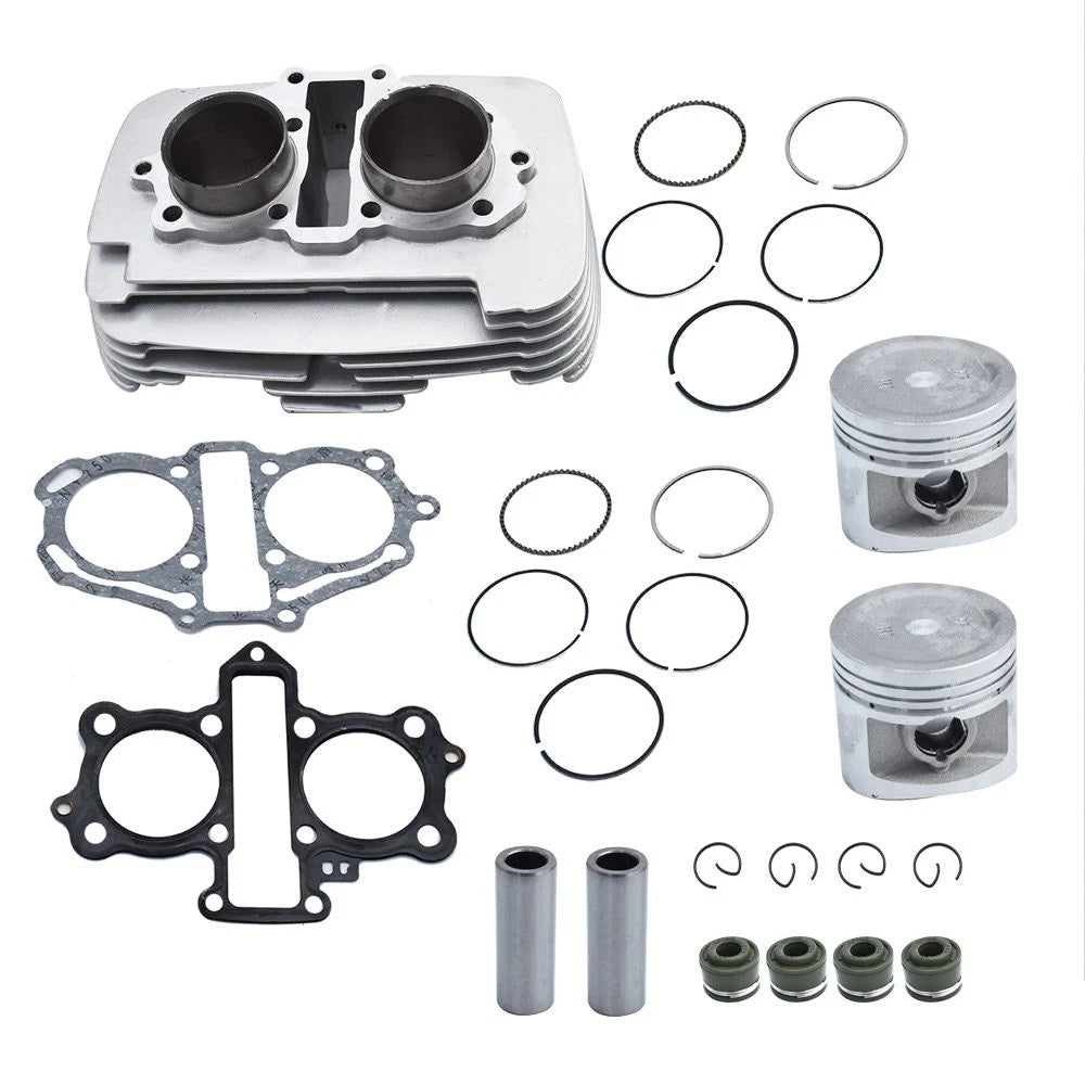 Engine Cylinder Assembly with Piston Gaskets for Honda Rebel 250 (1996-2015)