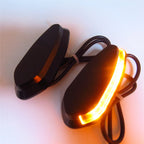 LED Signal Black Mirror Block Off Base Plates for Yamaha R1 YZF-R1 (2000–2008)