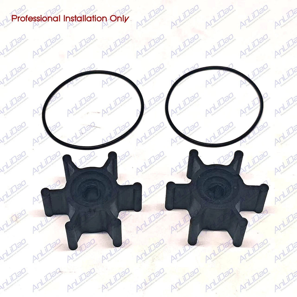 2X Nitrile Flexible Impeller Kit for Jabsco Water Pump (09-824P, 6303-0003)
