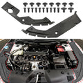 2X Engine Bay Side Panel Covers with Screw for Honda Civic (2016–2020)
