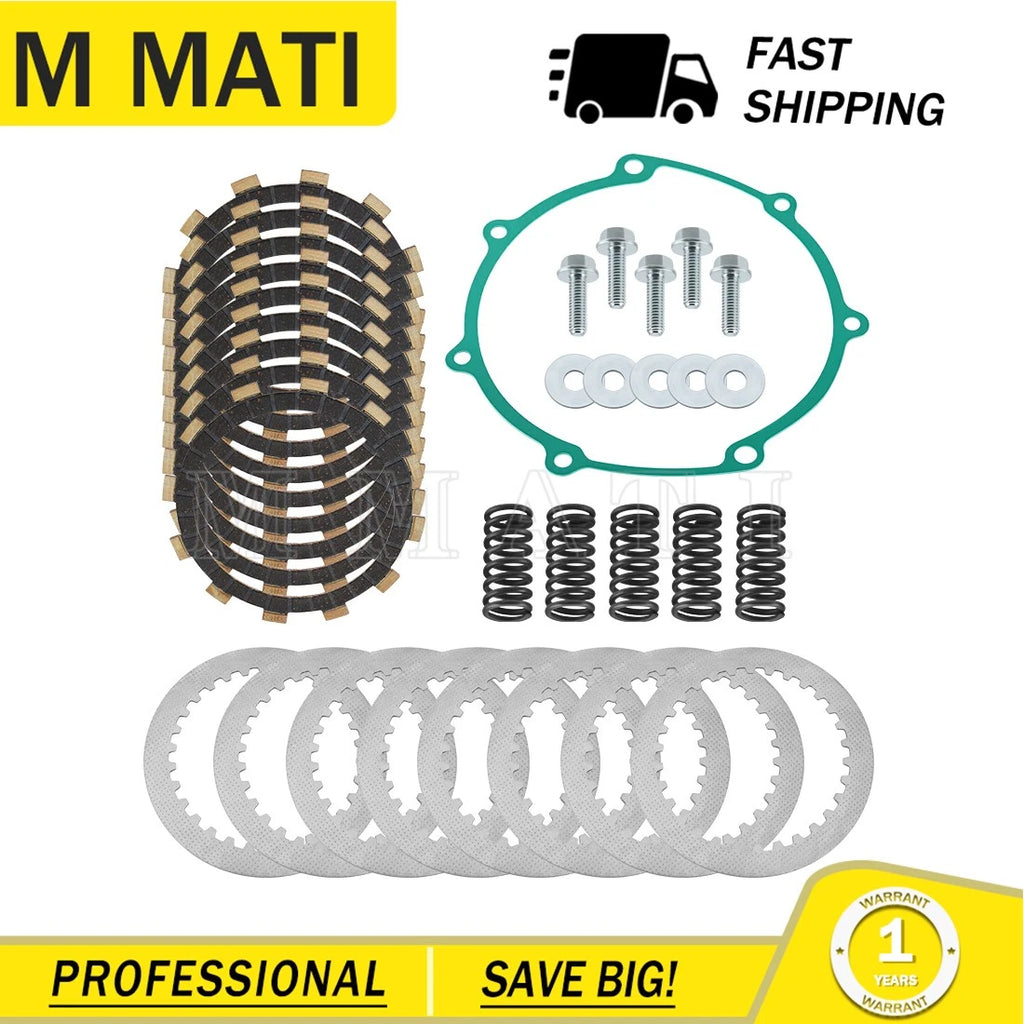 Clutch Plates Kit for Yamaha YZ250F WR250F (2001–2013) Friction Steel Gasket